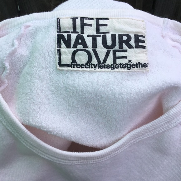 Freecity Woman S Small Top Sweatshirt Powder Pink - Picture 11 of 12